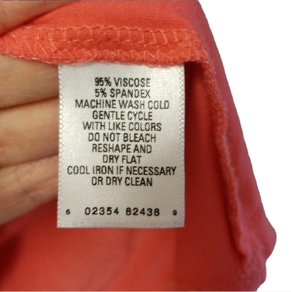 3/$25 GNW Coral Collarlees Tunic Tank - Small - Picture 3 of 5